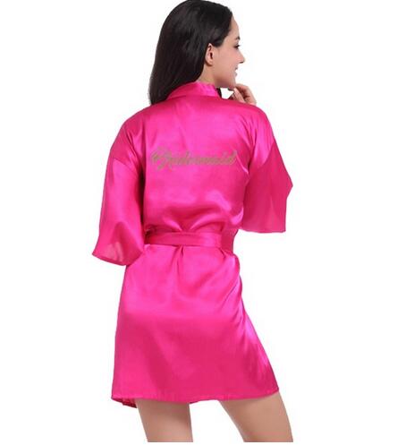 Bridal Party Robe Letter Bride