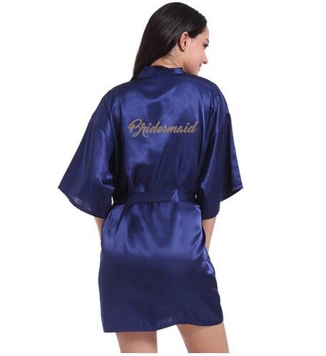 Bridal Party Robe Letter Bride