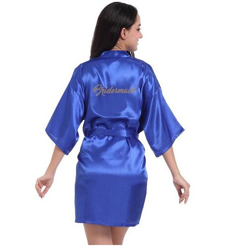 Bridal Party Robe Letter Bride