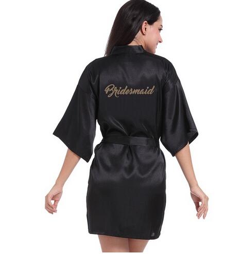 Bridal Party Robe Letter Bride