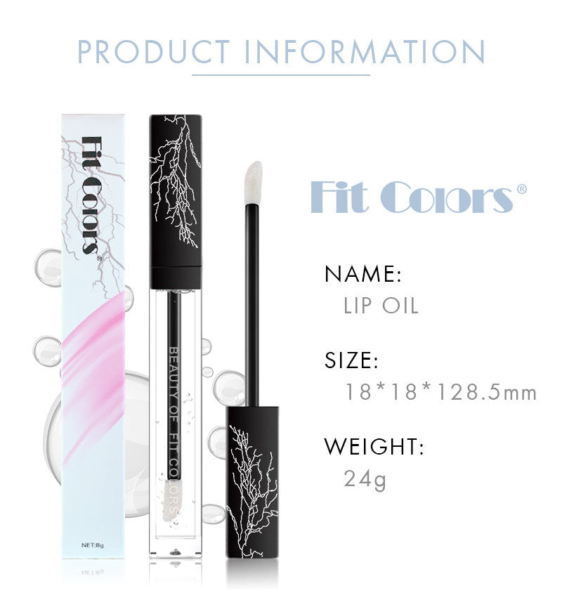Fit Colors Transparent Lip Oil Gloss 